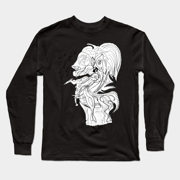 Sagittarius Long Sleeve T-Shirt by sonigque